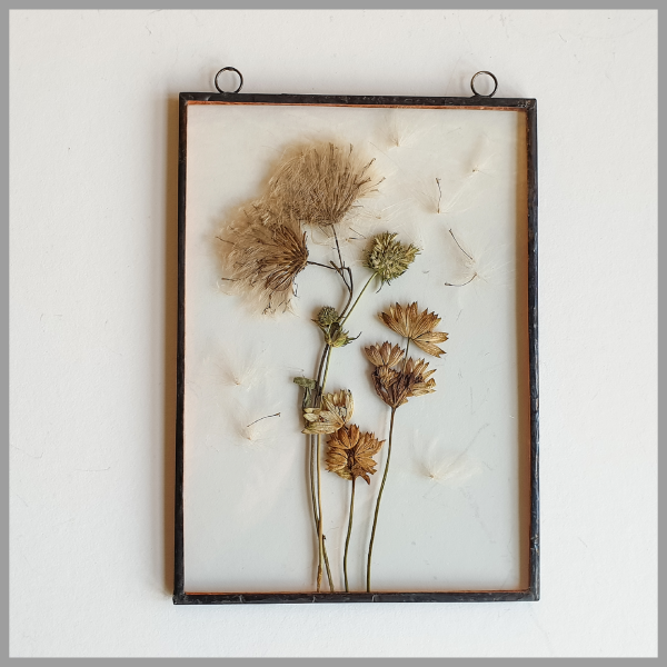Настенные композиции из сухоцветов