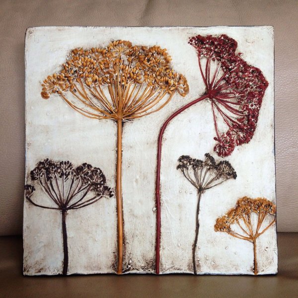 Панно из засушенных растений