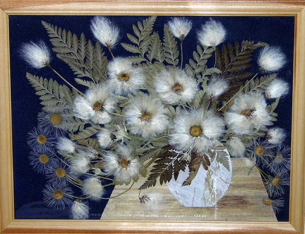 Панно из природного материала