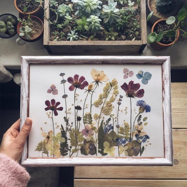 Флористическое панно