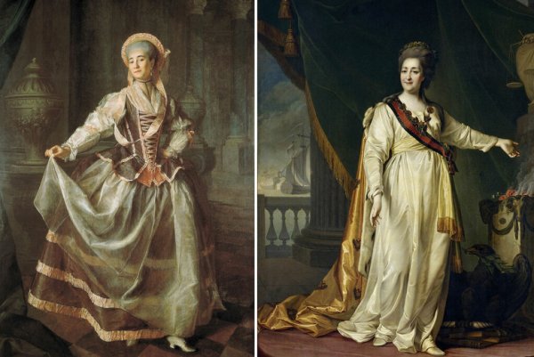 Левицкий Екатерина II законодательница в храме Богини правосудия 1783
