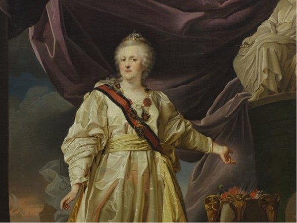 Левицкий Екатерина II законодательница в храме Богини правосудия 1783