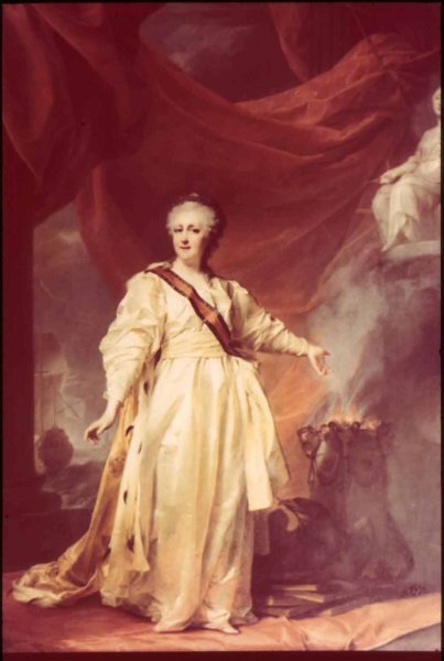 Екатерина II законодательница Левицкий