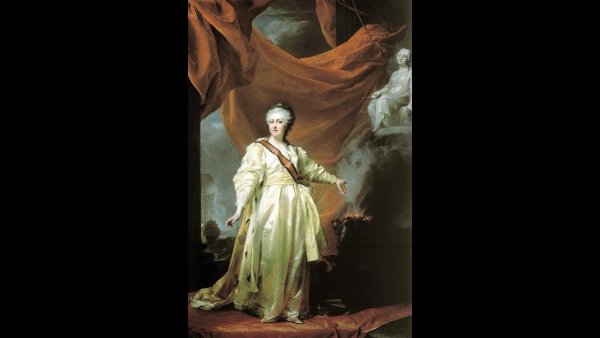 Левицкий Екатерина II законодательница в храме Богини правосудия 1783