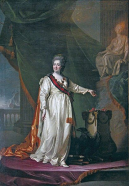 Портрет 2 законодательницы Левицкий