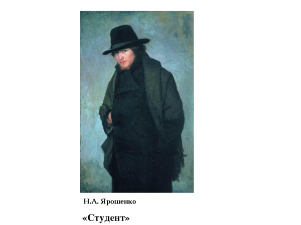 Николай Александрович Ярошенко студент 1881