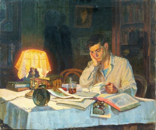 Заболотский Николай Николаевич за учёбой