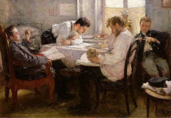 Александр Дейнека. На учебе. 1961