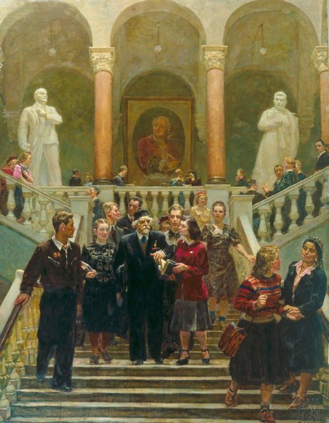 Советские студентки живопись