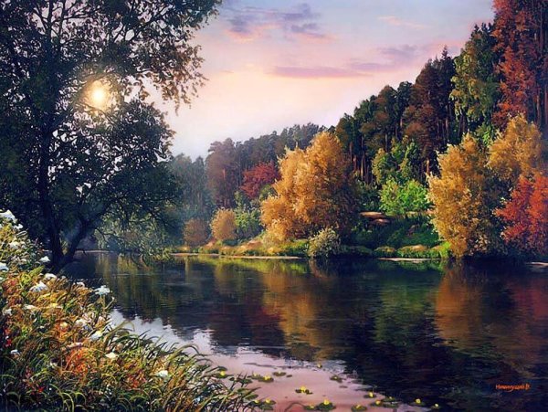 Художник Валерий Ниминущий осень