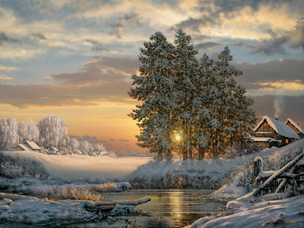 Художник Валерий Ниминущий пейзажи