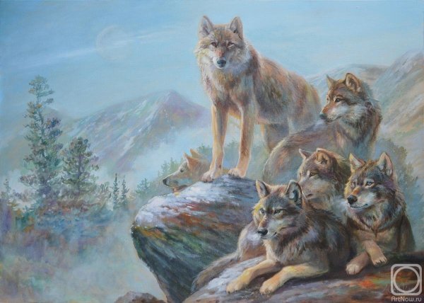 Картины волки Юлии неприятель
