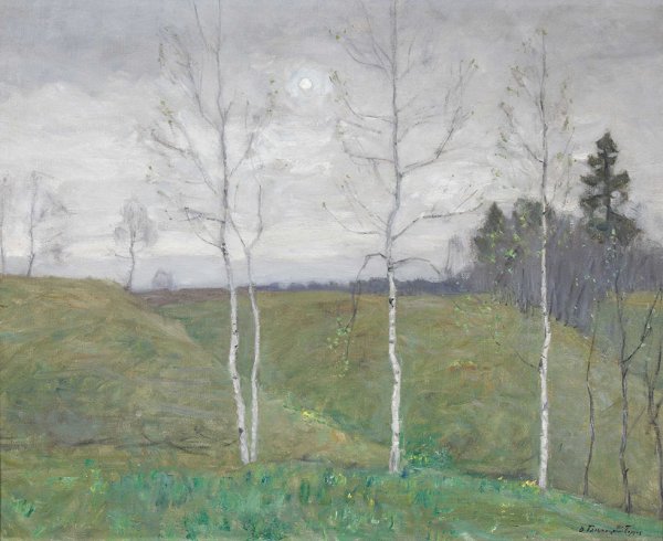 Изумруд весны художник Витольд Бялыницкий-Бируля