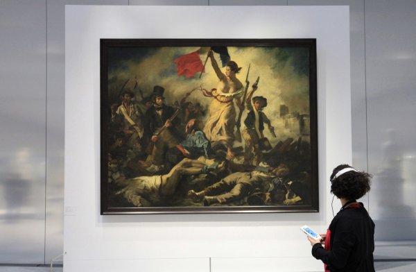 Эжен Делакруа Свобода, ведущая народ