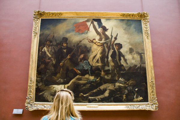 Свобода на Баррикадах Делакруа