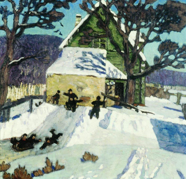 Картина н.п. Крымова. Зима