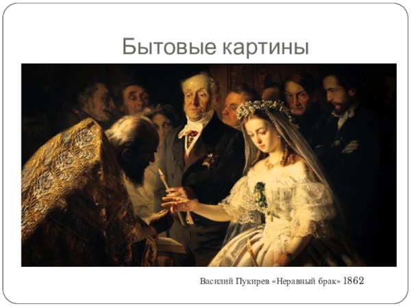 Василий Пукирев неравный брак