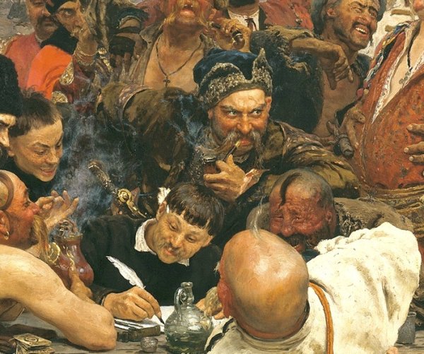 Репин казаки