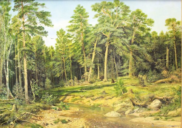 Иван Шишкин Сосновый Бор мачтовый лес