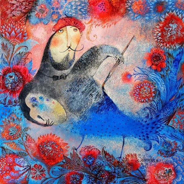 Художник Анна Силивончик кот