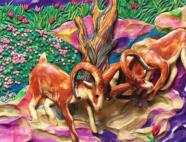 Картины из пластилина