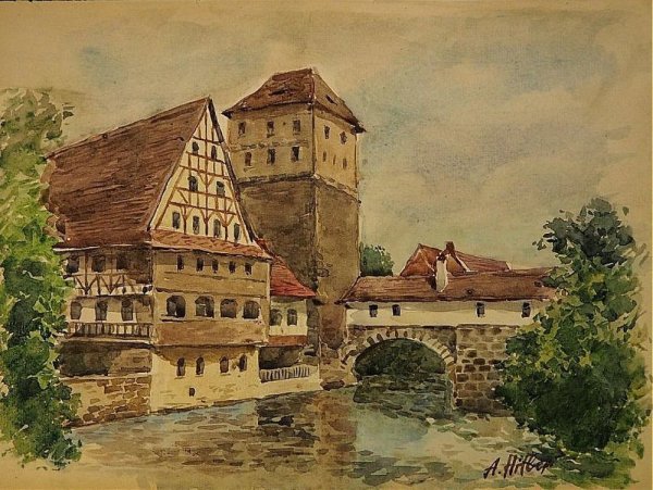 Картины Адольфа Гитлера