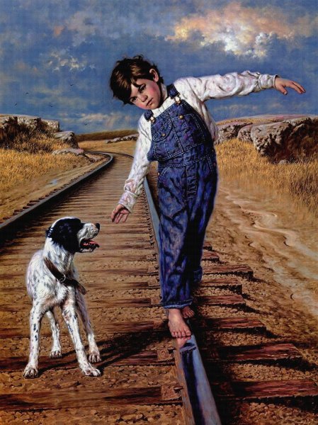 Американский художник Джим Дейли.