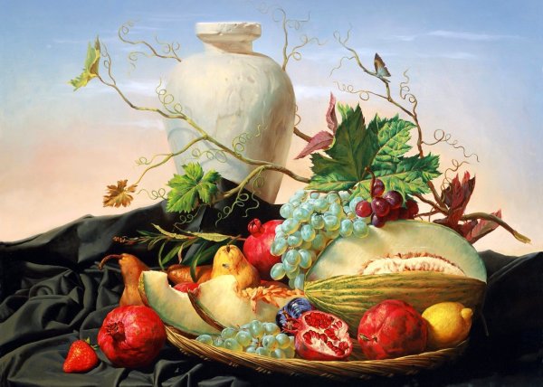 Натюрморт Алексей Антонов фрукты