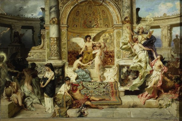 Христос в доме Марфы и Марии семирадский