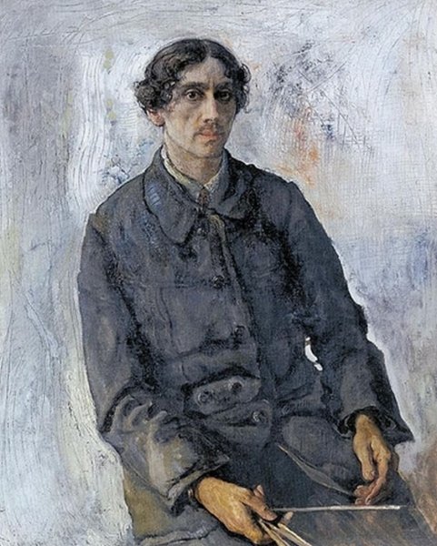 Художник Исаак Израилевич Бродский парк осенью