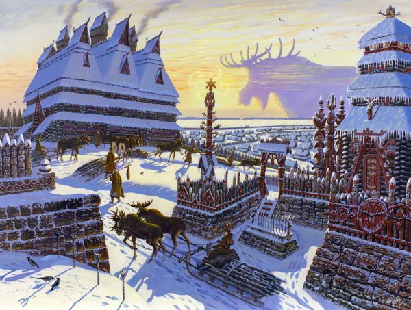 Картины Всеволода Иванова Ведическая Русь
