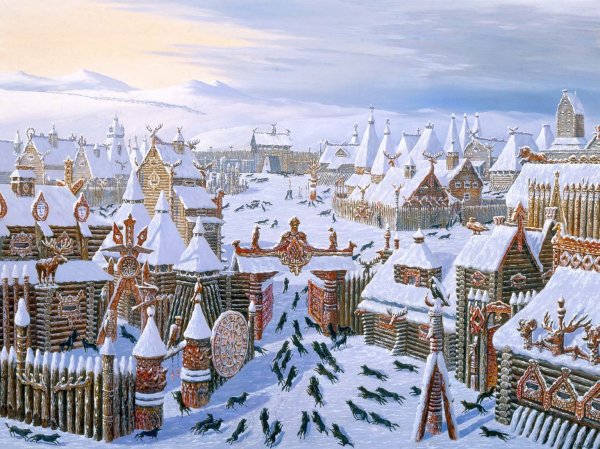 Всеволод Иванов художник Ведическая Русь