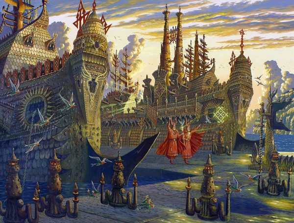 Всеволод Иванов картины Ведическая Русь