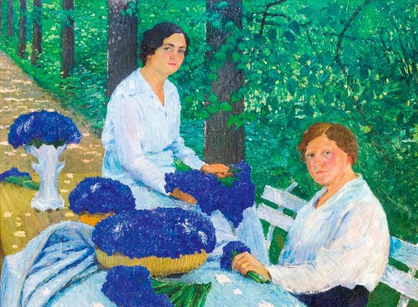 Грабарь васильки групповой портрет