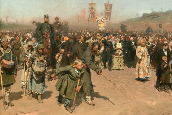 Репин Илья Ефимович крестный ход