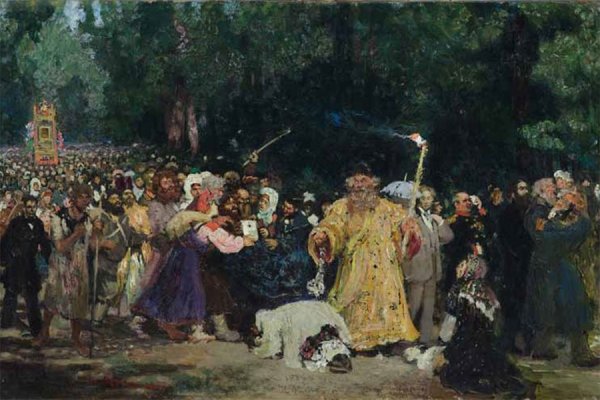 Илья Репин. Крестный ход в Курской губернии. 1880-1883