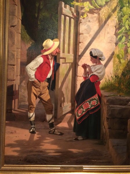 Кипренский читатели газет в Неаполе