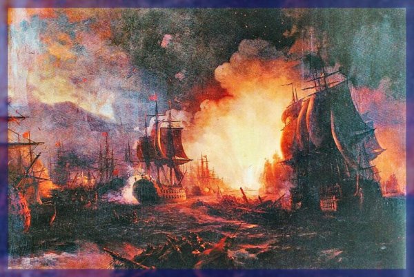 Чесменское Морское сражение 1770