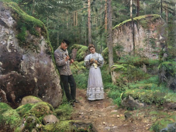 Маковский «на бульваре» (1886-1887),