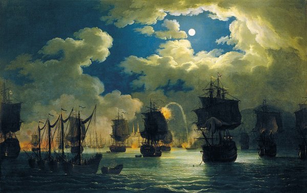 Чесменская битва Морское сражение