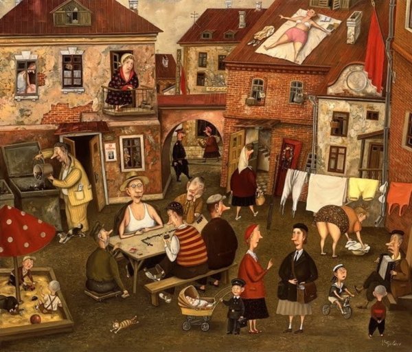 Художник примитивист Губарев