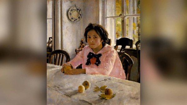 Серов девочка с персиками