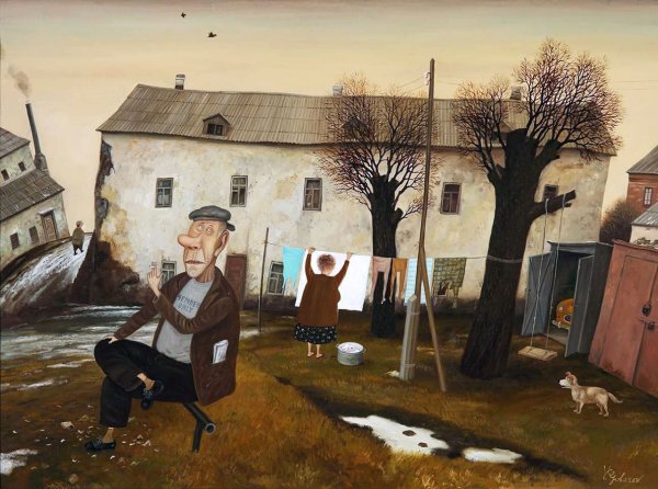 Художник примитивист Губарев Валентин