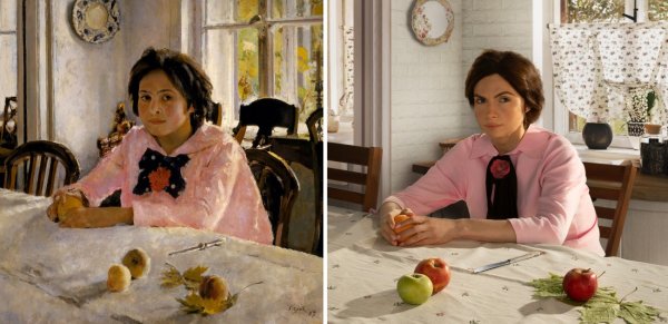 «Девочка с персиками» 1887 г