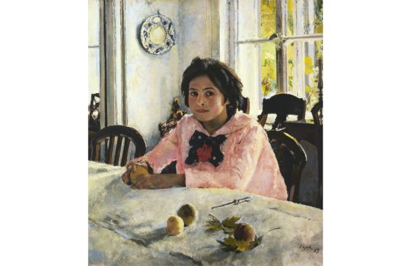 Серов девочка с персиками