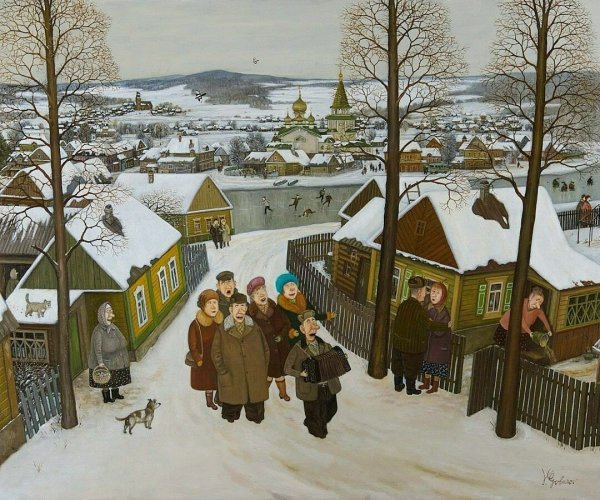 Художник примитивист Губарев Валентин