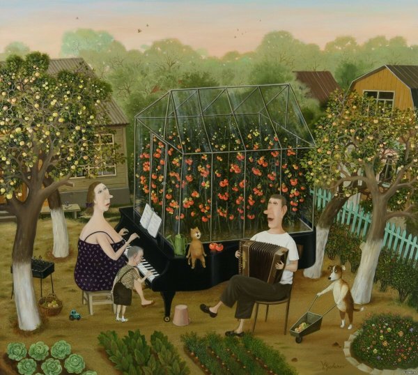 Художник Губарев примитивизм