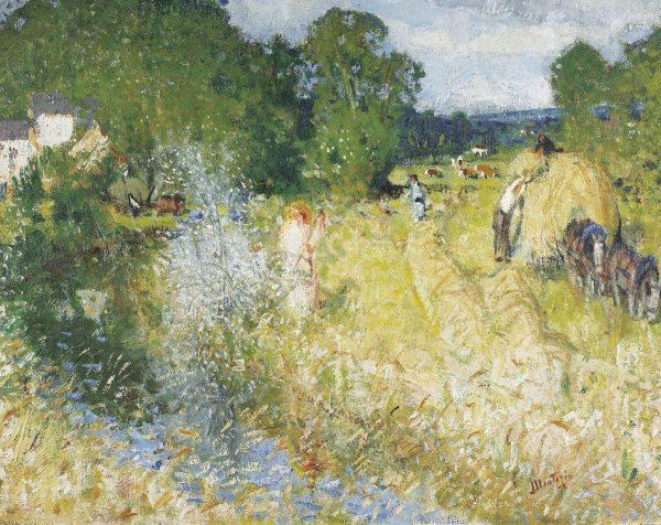 Кустодиев жатва