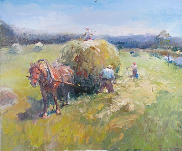 Васнецов сенокос картина