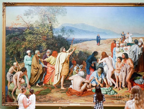 Гоголь на картине Иванова явление Христа народу